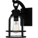 Myhouse Lighting Quoizel - BWE8406EK - One Light Outdoor Wall Mount - Bowles - Earth Black