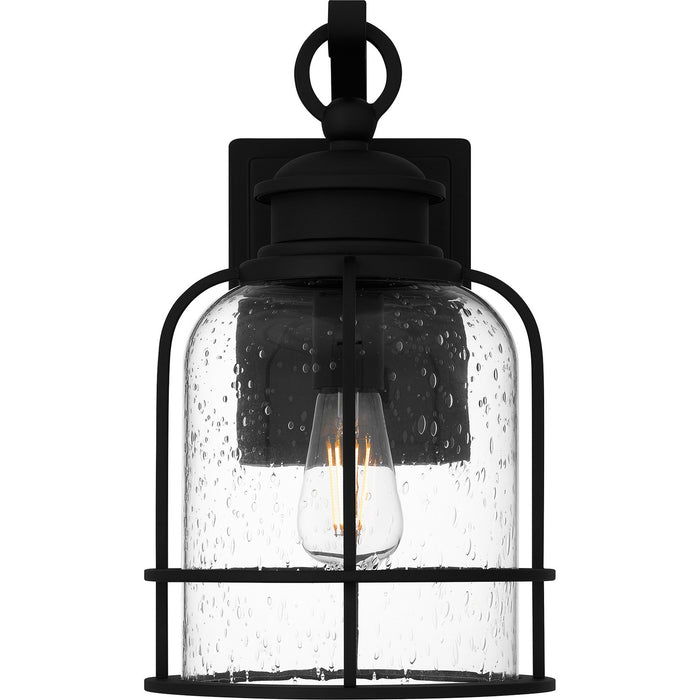 Myhouse Lighting Quoizel - BWE8408EK - One Light Outdoor Wall Mount - Bowles - Earth Black