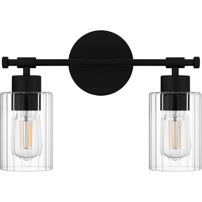 Myhouse Lighting Quoizel - CAP8615MBK - Two Light Bath - Caputo - Matte Black