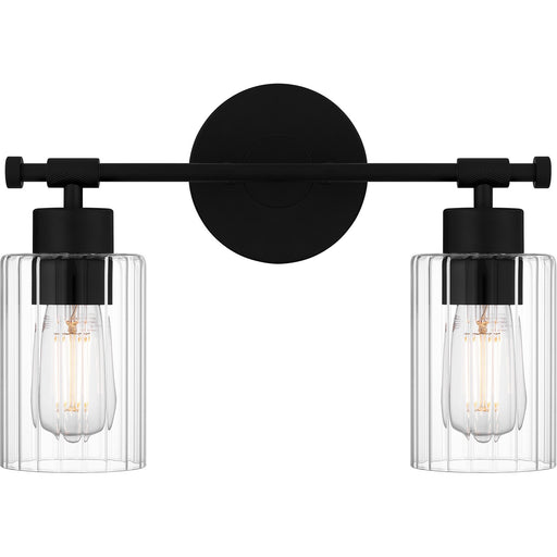 Myhouse Lighting Quoizel - CAP8615MBK - Two Light Bath - Caputo - Matte Black