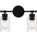 Myhouse Lighting Quoizel - CAP8615MBK - Two Light Bath - Caputo - Matte Black