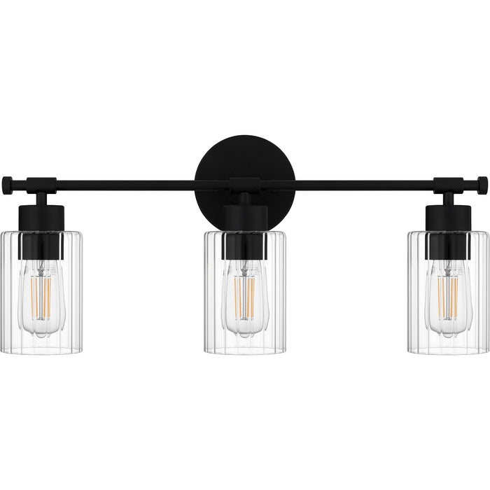 Myhouse Lighting Quoizel - CAP8623MBK - Three Light Bath - Caputo - Matte Black