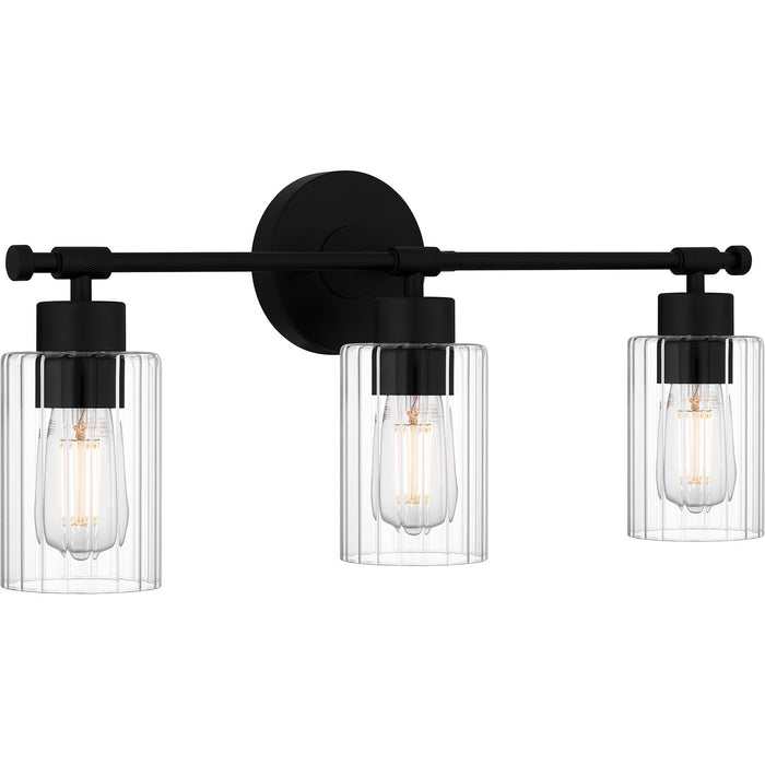 Myhouse Lighting Quoizel - CAP8623MBK - Three Light Bath - Caputo - Matte Black