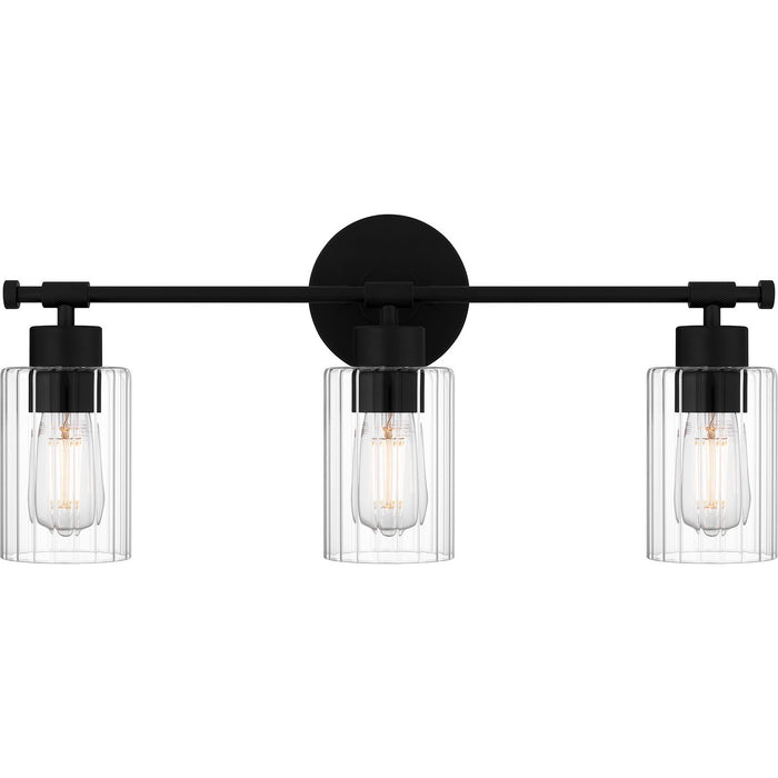 Myhouse Lighting Quoizel - CAP8623MBK - Three Light Bath - Caputo - Matte Black