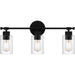 Myhouse Lighting Quoizel - CAP8623MBK - Three Light Bath - Caputo - Matte Black