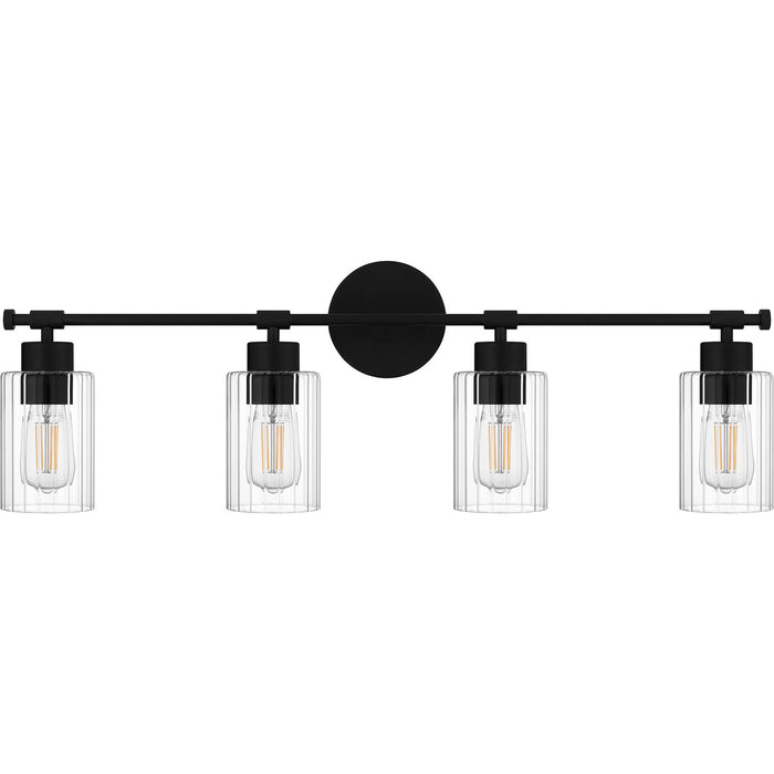 Myhouse Lighting Quoizel - CAP8632MBK - Four Light Bath - Caputo - Matte Black