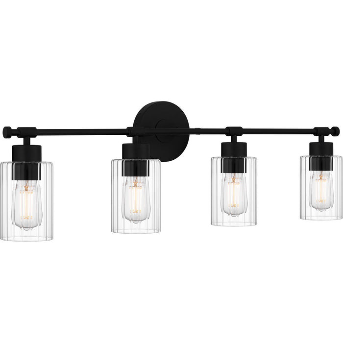 Myhouse Lighting Quoizel - CAP8632MBK - Four Light Bath - Caputo - Matte Black