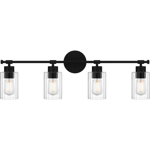 Myhouse Lighting Quoizel - CAP8632MBK - Four Light Bath - Caputo - Matte Black