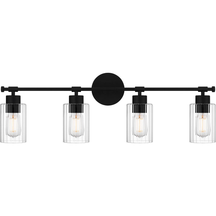 Myhouse Lighting Quoizel - CAP8632MBK - Four Light Bath - Caputo - Matte Black