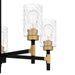 Myhouse Lighting Quoizel - CAY5028MBK - Five Light Chandelier - Carly - Matte Black