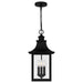 Myhouse Lighting Quoizel - CCR1510K - Three Light Pendant - Chancellor - Mystic Black