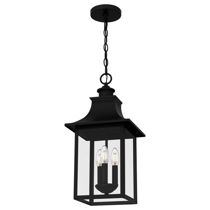 Myhouse Lighting Quoizel - CCR1510K - Three Light Pendant - Chancellor - Mystic Black