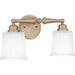 Myhouse Lighting Quoizel - CEC8616BGD - Two Light Bath - Cecilia - Bronze Gold