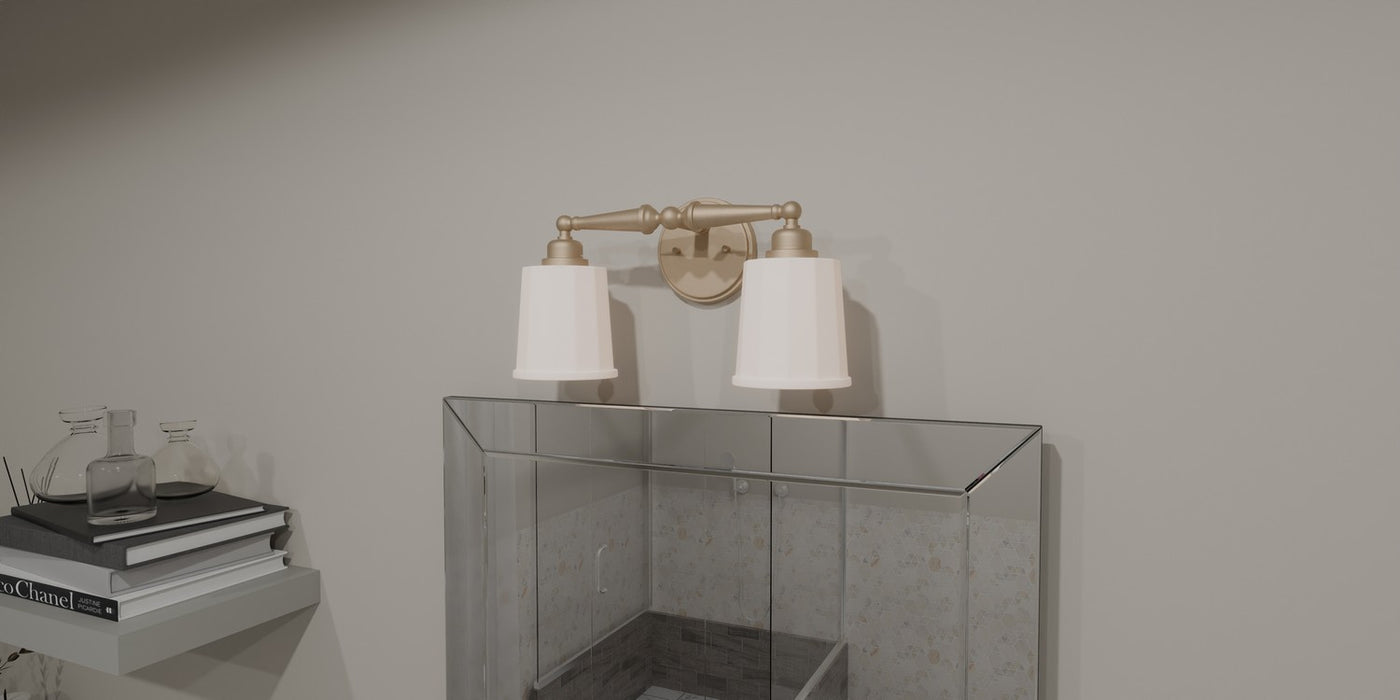 Myhouse Lighting Quoizel - CEC8616BGD - Two Light Bath - Cecilia - Bronze Gold