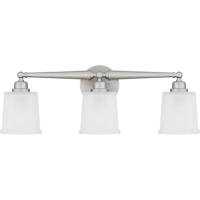 Myhouse Lighting Quoizel - CEC8624BN - Three Light Bath - Cecilia - Brushed Nickel