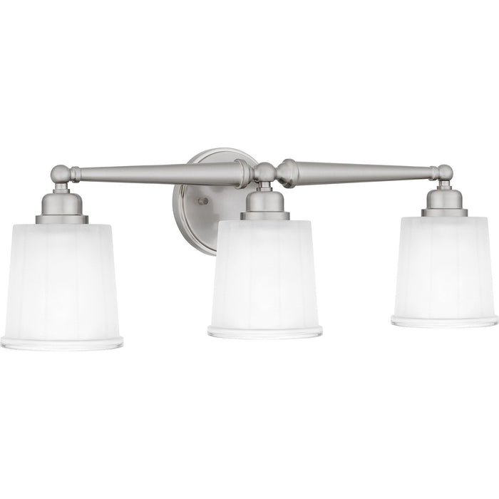 Myhouse Lighting Quoizel - CEC8624BN - Three Light Bath - Cecilia - Brushed Nickel