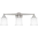 Myhouse Lighting Quoizel - CEC8624BN - Three Light Bath - Cecilia - Brushed Nickel