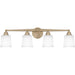 Myhouse Lighting Quoizel - CEC8632BGD - Four Light Bath - Cecilia - Bronze Gold