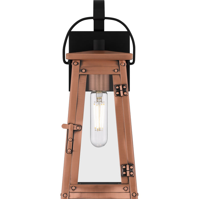 Myhouse Lighting Quoizel - CLN8405AC - One Light Outdoor Wall Mount - Carolina - Aged Copper