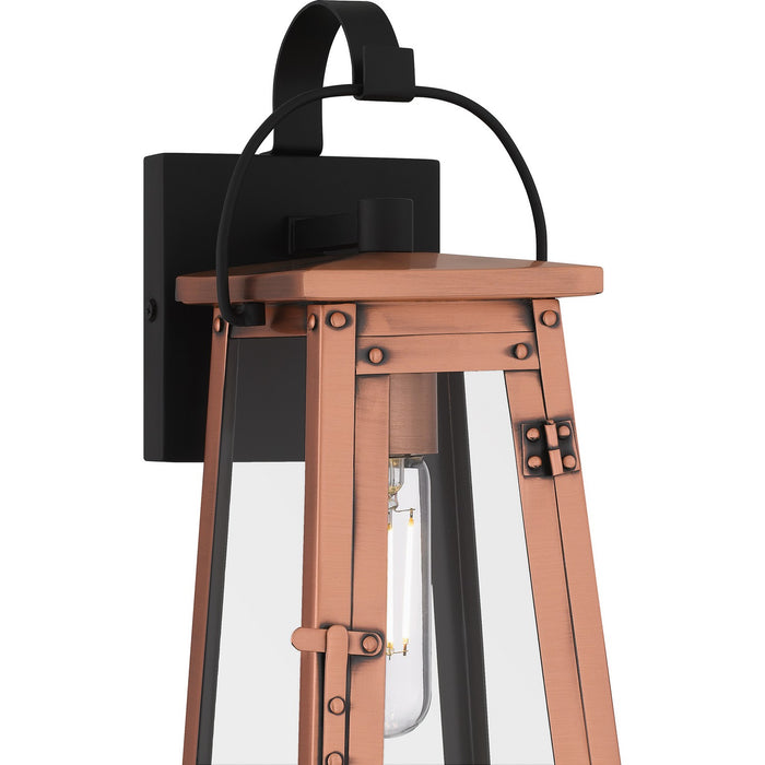 Myhouse Lighting Quoizel - CLN8405AC - One Light Outdoor Wall Mount - Carolina - Aged Copper