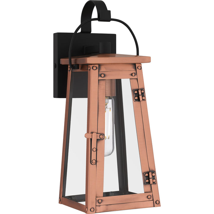 Myhouse Lighting Quoizel - CLN8405AC - One Light Outdoor Wall Mount - Carolina - Aged Copper