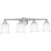 Myhouse Lighting Quoizel - CEC8632BN - Four Light Bath - Cecilia - Brushed Nickel