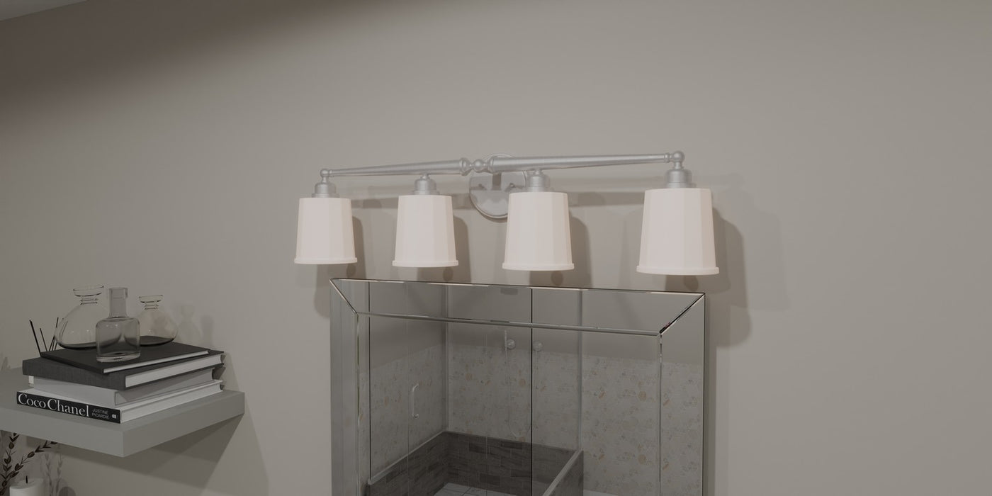 Myhouse Lighting Quoizel - CEC8632BN - Four Light Bath - Cecilia - Brushed Nickel