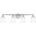 Myhouse Lighting Quoizel - CEC8632BN - Four Light Bath - Cecilia - Brushed Nickel