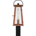 Myhouse Lighting Quoizel - CLN9007AC - One Light Outdoor Post Mount - Carolina - Aged Copper