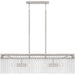 Myhouse Lighting Quoizel - CMI438BN - Four Light Linear Chandelier - Camilla - Brushed Nickel