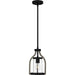 Myhouse Lighting Quoizel - CNE1508MBK - One Light Mini Pendant - Cornelia - Matte Black