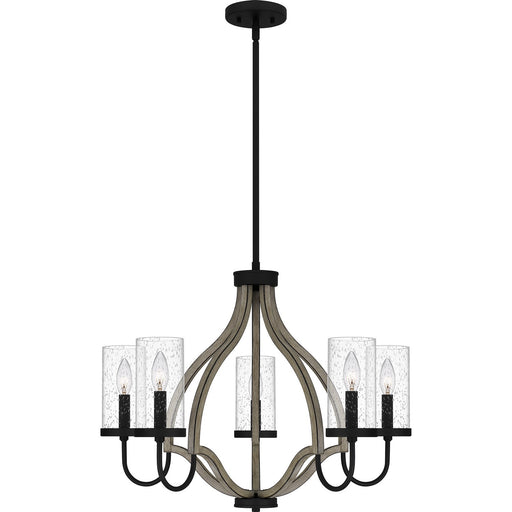 Myhouse Lighting Quoizel - CNE5026MBK - Five Light Chandelier - Cornelia - Matte Black