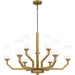 Myhouse Lighting Quoizel - CVR5034AB - Nine Light Chandelier - Cavalier - Aged Brass