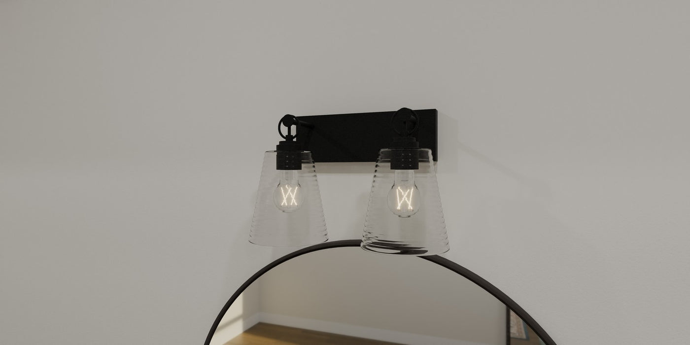 Myhouse Lighting Quoizel - DAC8615EK - Two Light Bath - Dacosta - Earth Black