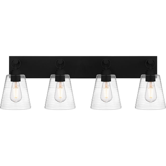 Myhouse Lighting Quoizel - DAC8633EK - Four Light Bath - Dacosta - Earth Black