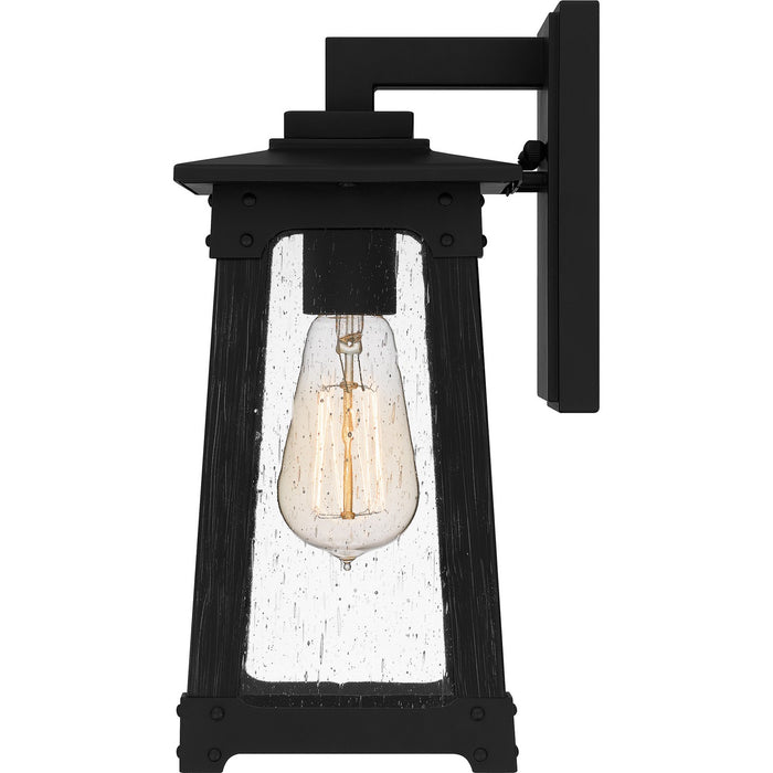 Myhouse Lighting Quoizel - DCH8405MBK - One Light Outdoor Wall Mount - Drescher - Matte Black