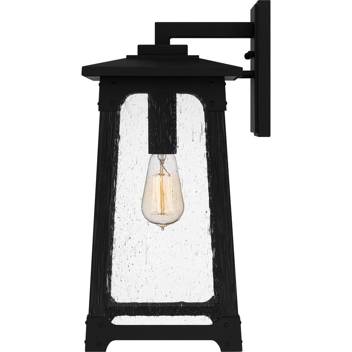 Myhouse Lighting Quoizel - DCH8408MBK - One Light Outdoor Wall Mount - Drescher - Matte Black