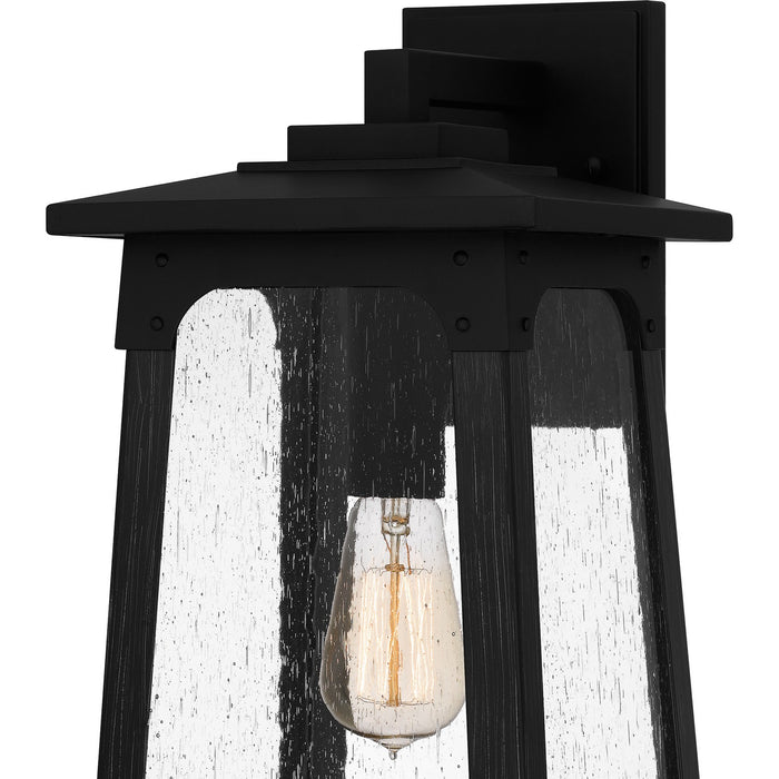 Myhouse Lighting Quoizel - DCH8408MBK - One Light Outdoor Wall Mount - Drescher - Matte Black