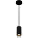 Myhouse Lighting Quoizel - EIO1503MBK - One Light Mini Pendant - Elio - Matte Black