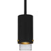 Myhouse Lighting Quoizel - EIO1503MBK - One Light Mini Pendant - Elio - Matte Black