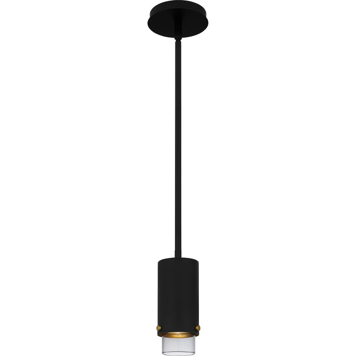 Myhouse Lighting Quoizel - EIO1503MBK - One Light Mini Pendant - Elio - Matte Black