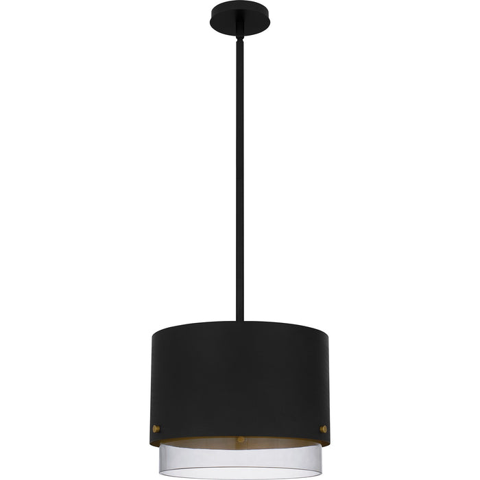 Myhouse Lighting Quoizel - EIO1814MBK - Three Light Pendant - Elio - Matte Black