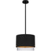 Myhouse Lighting Quoizel - EIO1814MBK - Three Light Pendant - Elio - Matte Black