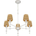 Myhouse Lighting Quoizel - FLA5026AWH - Five Light Chandelier - Flannery - Antique White