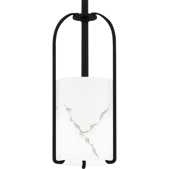 Myhouse Lighting Quoizel - FRB1505MBK - One Light Mini Pendant - Fairbanks - Matte Black