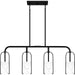 Myhouse Lighting Quoizel - FRB438MBK - Four Light Linear Chandelier - Fairbanks - Matte Black