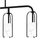 Myhouse Lighting Quoizel - FRB438MBK - Four Light Linear Chandelier - Fairbanks - Matte Black