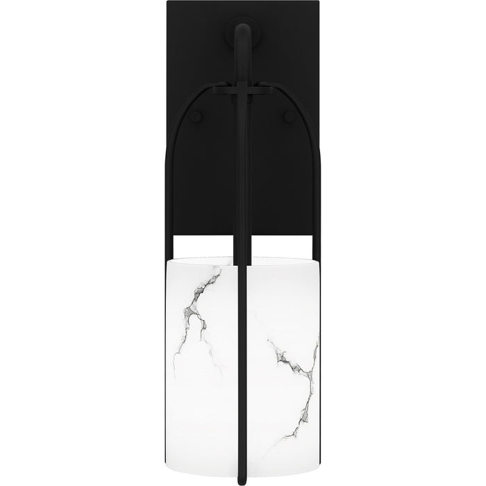 Myhouse Lighting Quoizel - FRB8704MBK - One Light Wall Sconce - Fairbanks - Matte Black