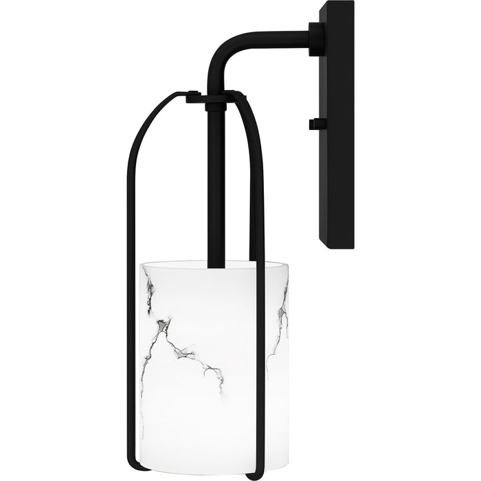 Myhouse Lighting Quoizel - FRB8704MBK - One Light Wall Sconce - Fairbanks - Matte Black