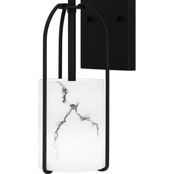 Myhouse Lighting Quoizel - FRB8704MBK - One Light Wall Sconce - Fairbanks - Matte Black